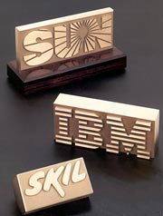 Sculptured logo awards